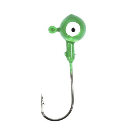 Джиг головка крашеная "Шар", Вес: 21 гр. Цвет: зеленый